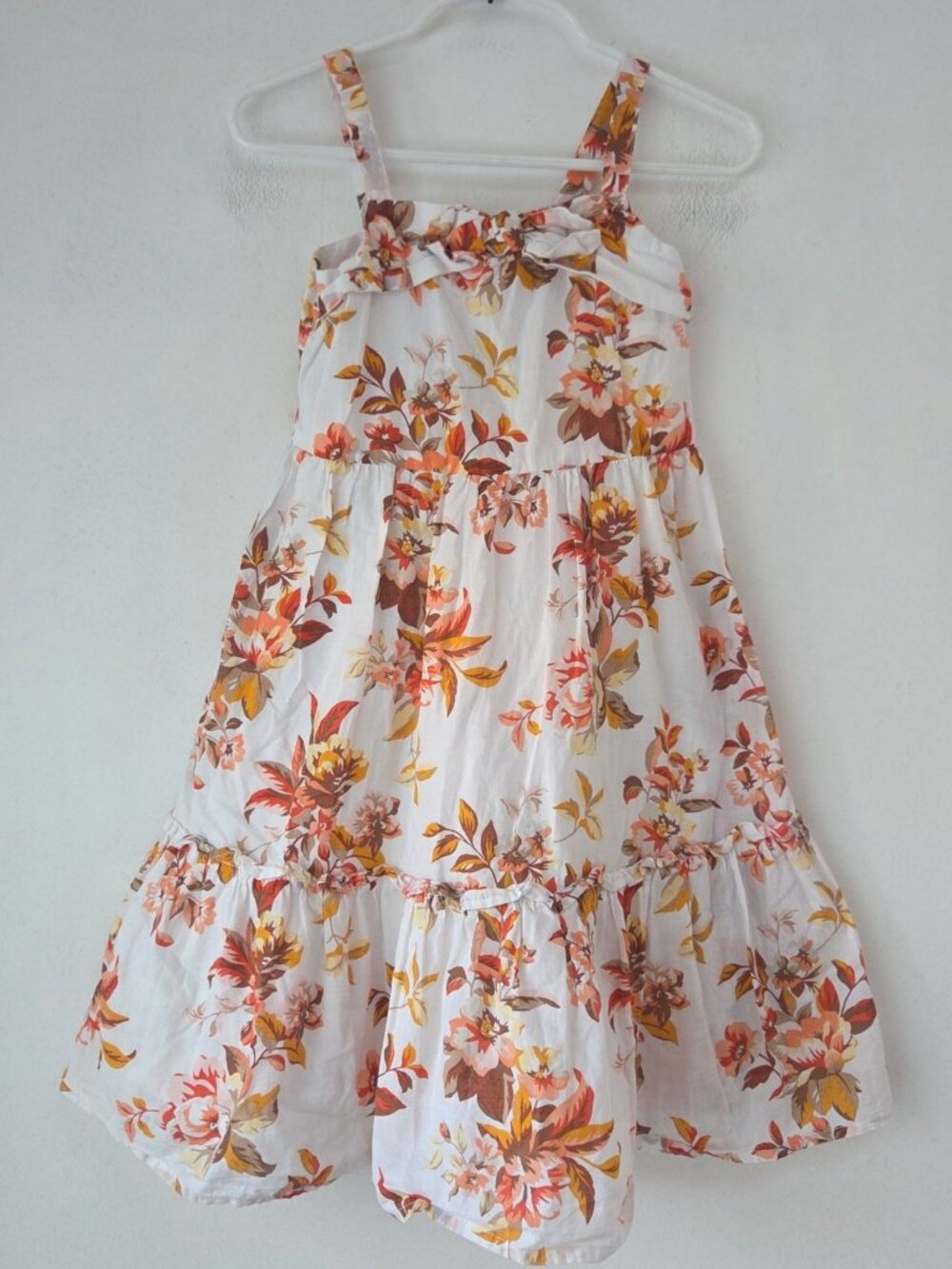 Janie and Jack Floral Tiered Skirt Dress Spring Summer Toddler Girls 3T